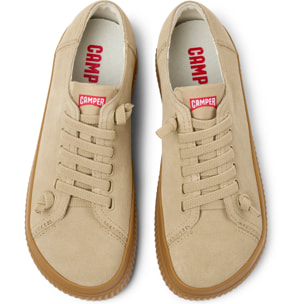 Zapatillas - CAMPER Peu Roda - Beige - Piel de ante