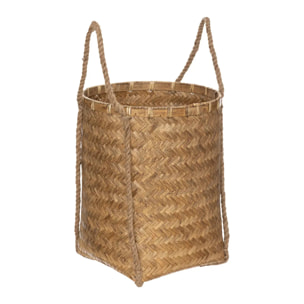 Set de 2 paniers "Louka" en bambou D26/32cm