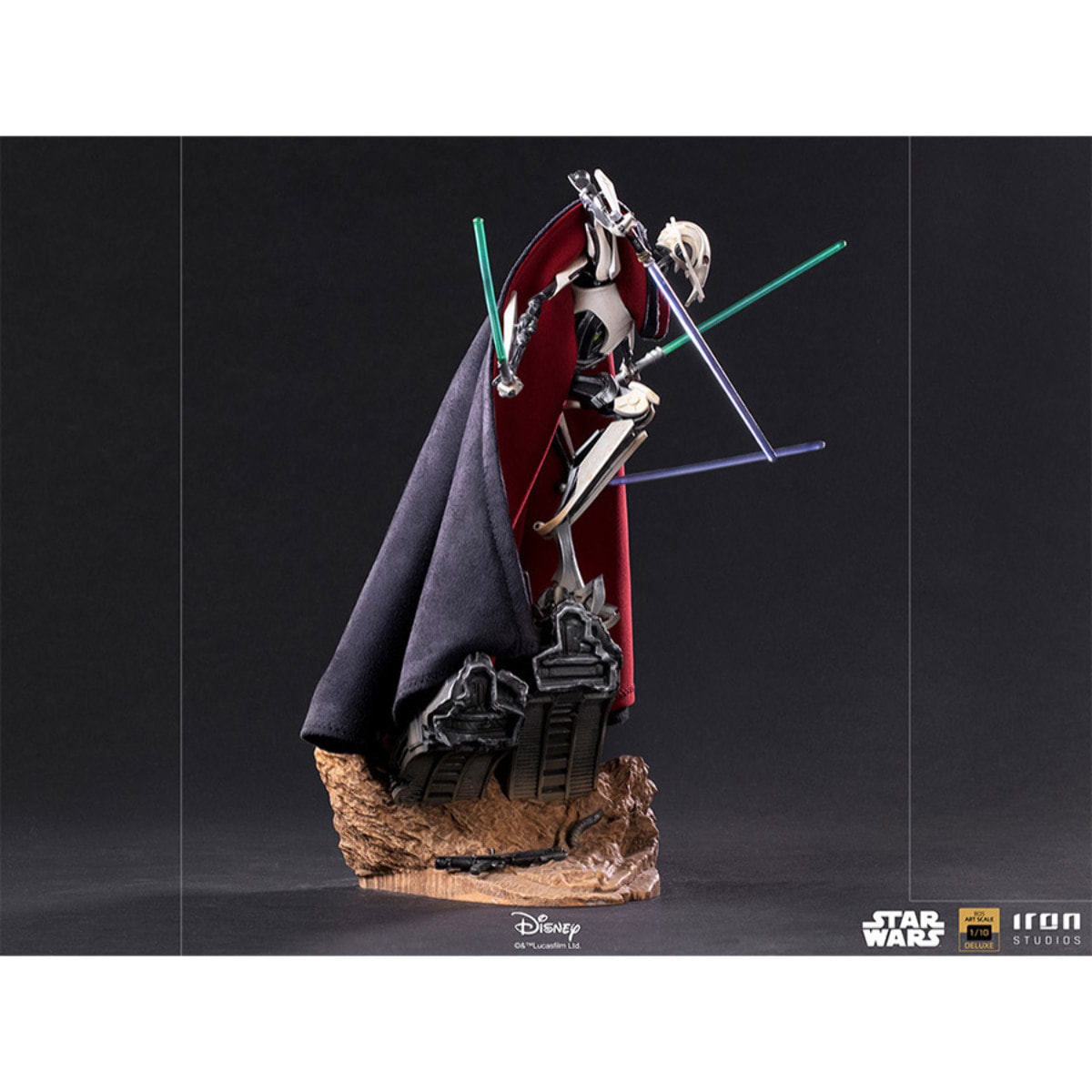 Star Wars Statua Delux Generale Grievous Scala 1/10 30cm Iron Studios