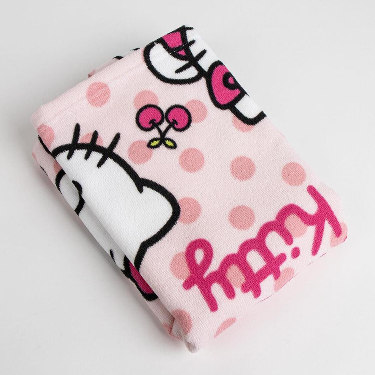 Toalla de Playa de Hello Kitty - 50 x 115 cm - Multicolor
