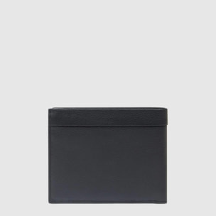 Piquadro Portafogli con portamonete, porta carte di credito, volantino staccabile e protezione RFID
