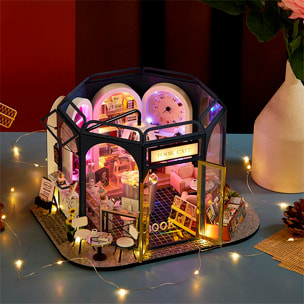 Cafetería del Libro. Maqueta 3D realista con gran detalle y luces led.