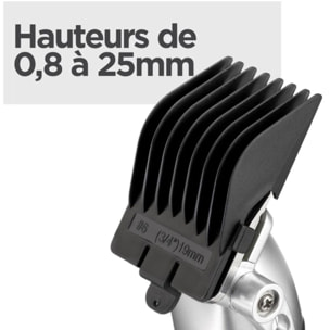 Tondeuse cheveux BABYLISS E812E Lithium Power, précision 0,8 mm, autonomie 180 mn