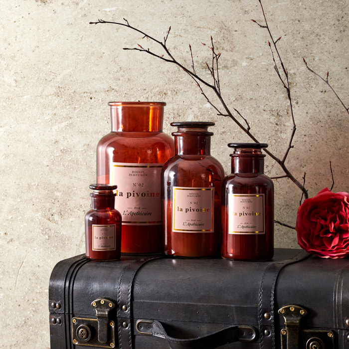 Bougie Parfumee Pivoine H25.5cm