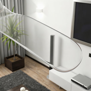 Forlight Ventilador IP20 Tiga LED 18.9W 3000K Blanco brillante Transparente