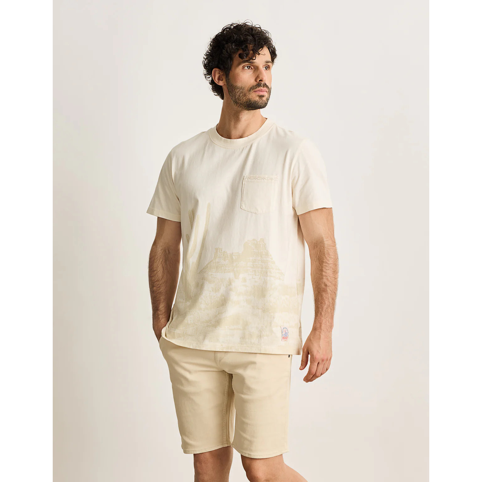 Camiseta Manga Corta Beige - Lawless