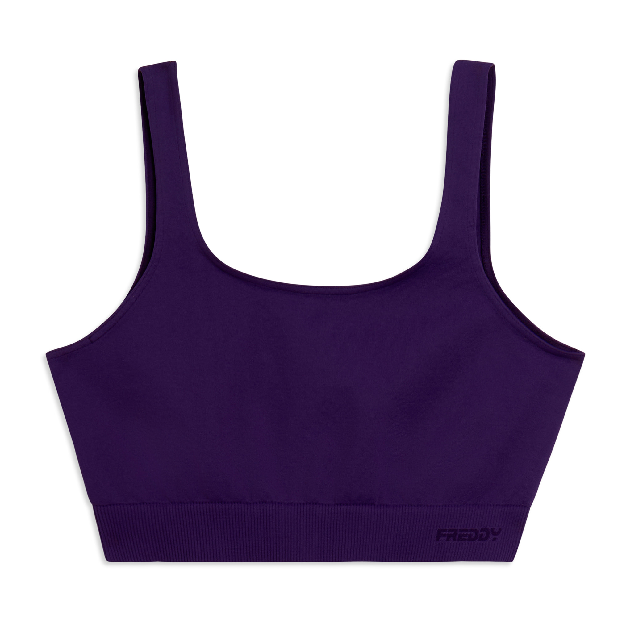 Top Sportivo Seamless con Fascia Sottoseno in costina