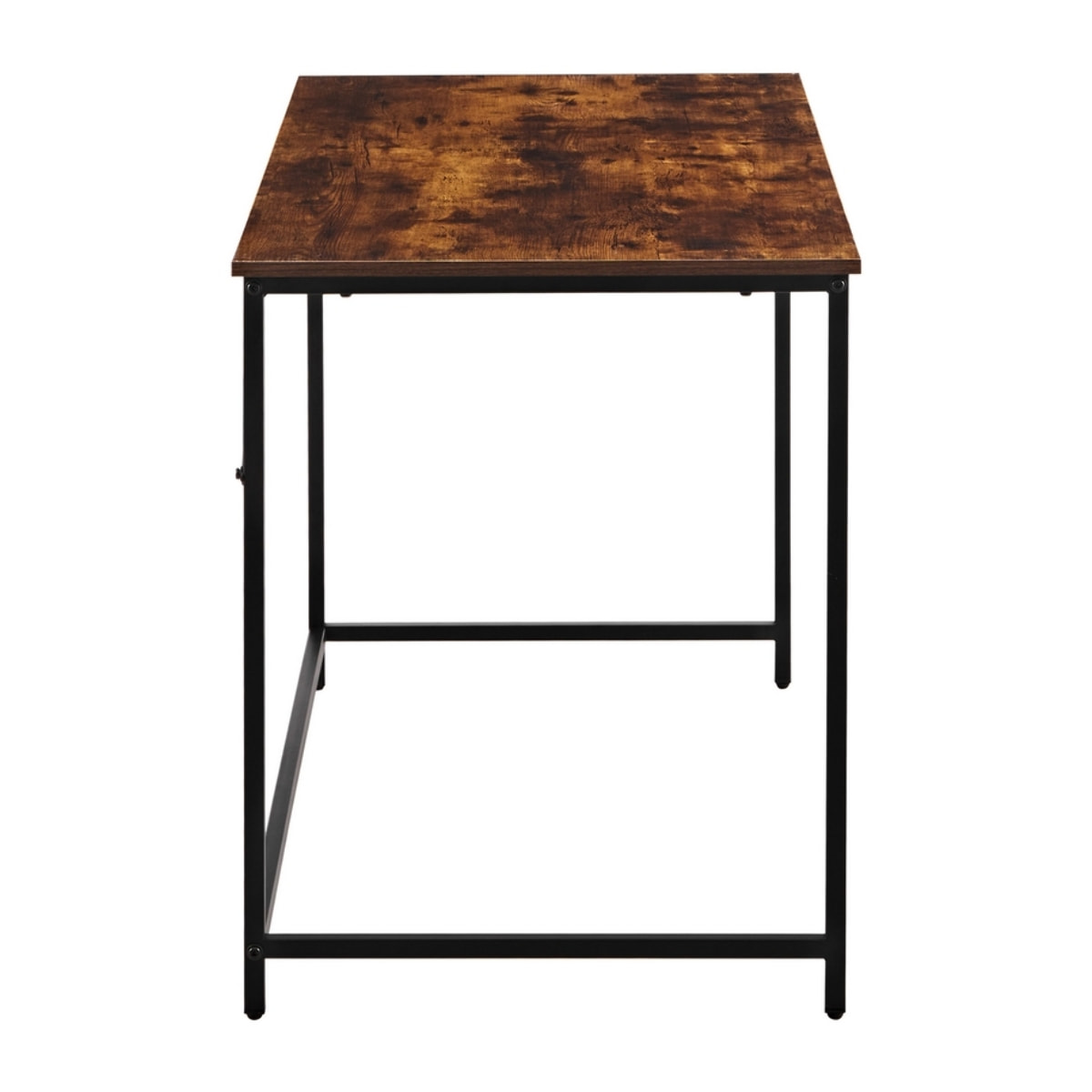 Scrivania industrial pieghevole 120x60x75 cm con top in legno - Tyler