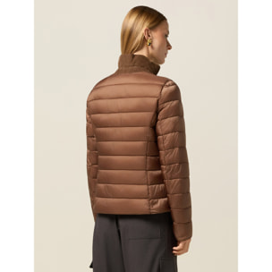 Oltre - Piumino lightweight trapuntato - Marrone