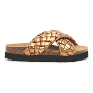 SANDALO CON ZEPPA BILLOWY MARRONE