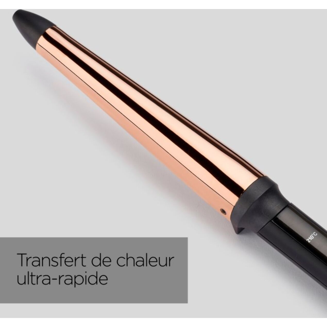 Fer à boucler BABYLISS Salon Brilliance Conical C458E