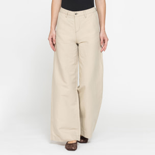 PANTALONE MOD.763 IN TESSUTO LINO COTONE
