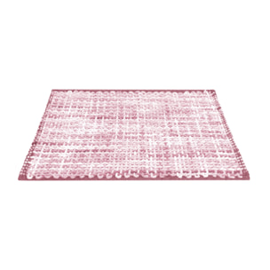 Tappeto Bagno Doccia Antiscivolo Super Assorbente Modello Plot Rosa
