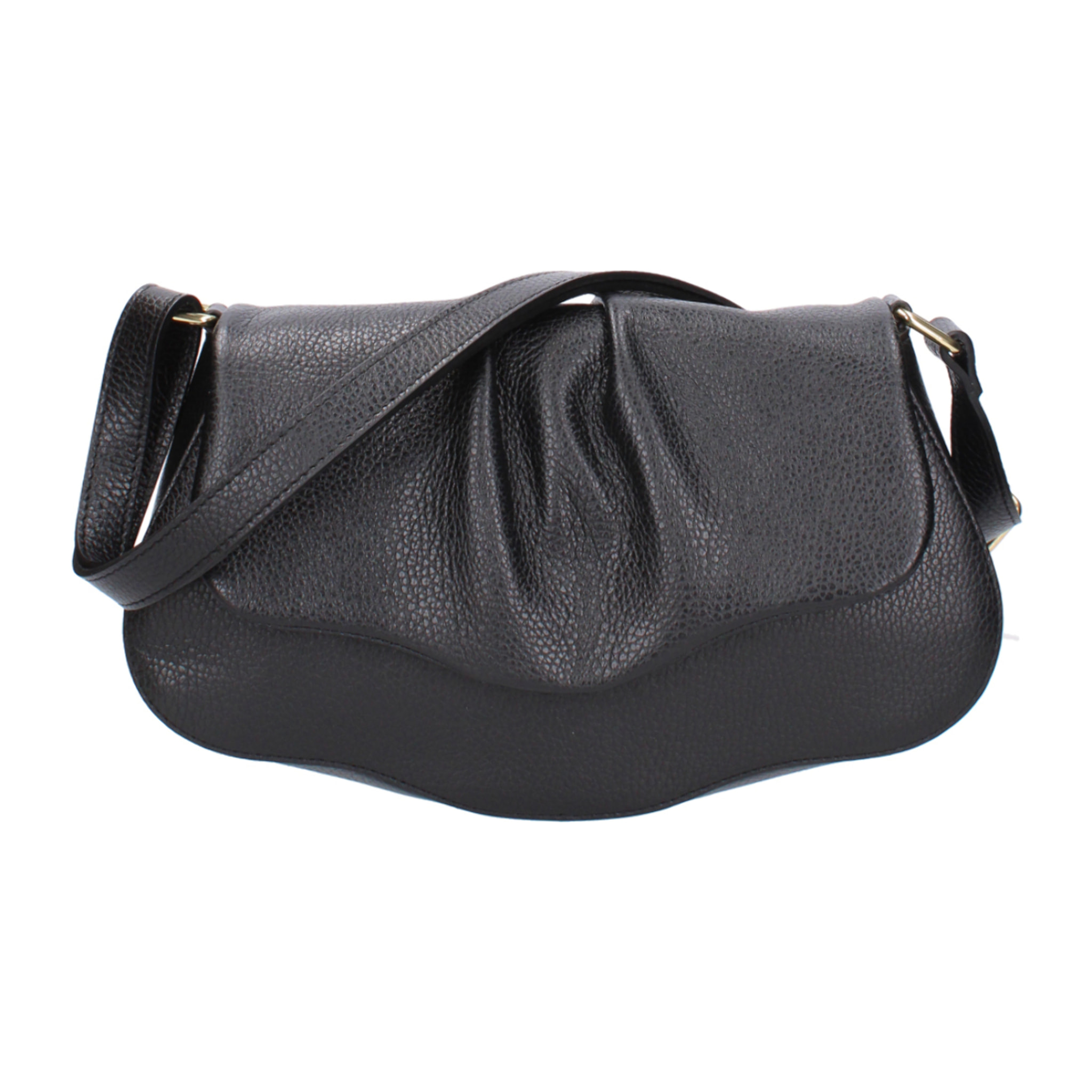 Borsa a spalla da donna In Vera pelle Made in Italy 30,5x19,5x9 cm