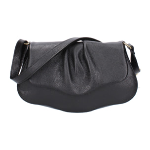 Borsa a spalla da donna In Vera pelle Made in Italy 30,5x19,5x9 cm