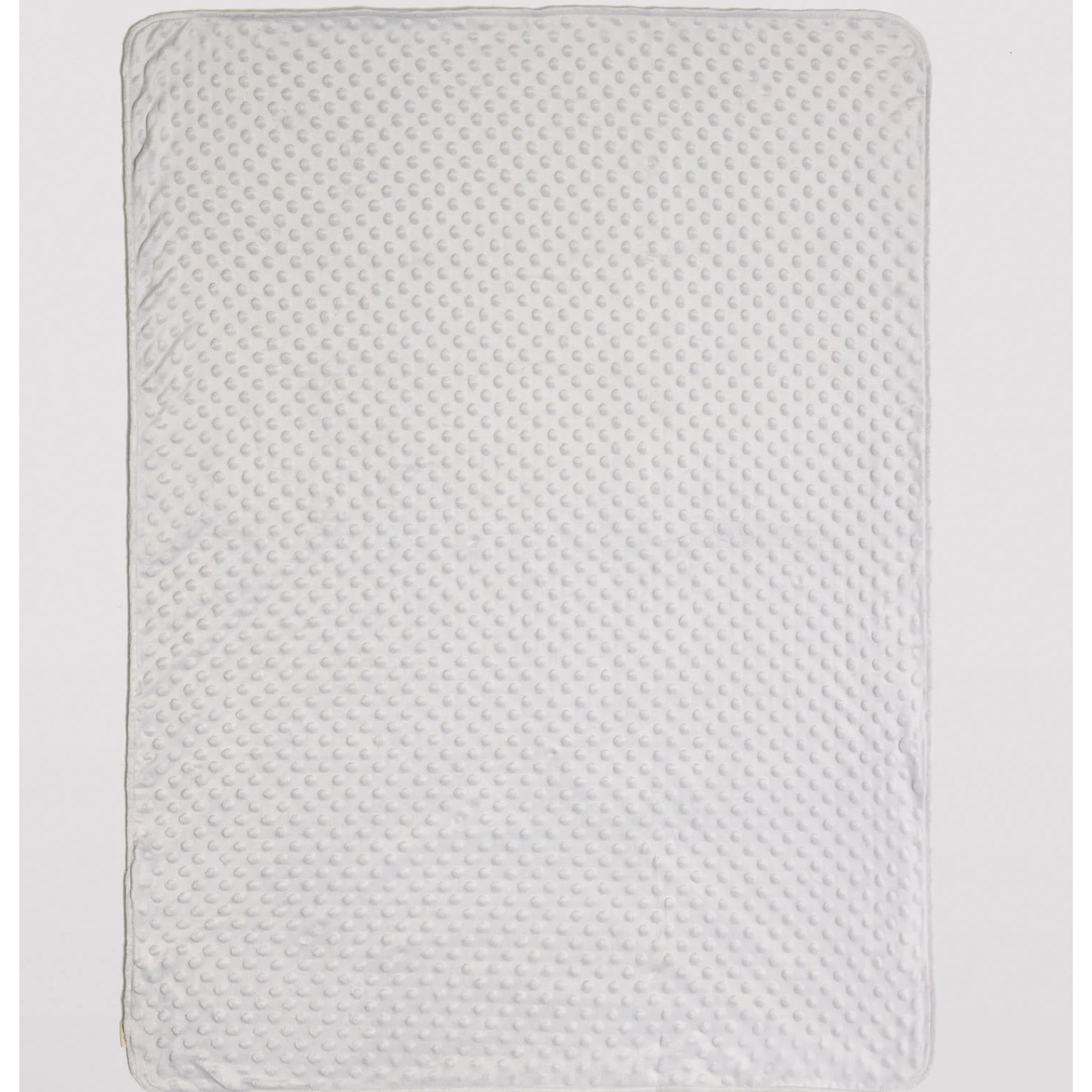 Copertina per neonato a pois grigio perla