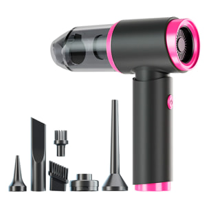 Aspirador y soplador de mano 5 en 1, con 5.000 pa, bateria de 2000mAh.