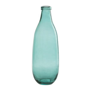 J-Line vase Bouteille - verre - aqua - small - 41 cm de hauteur