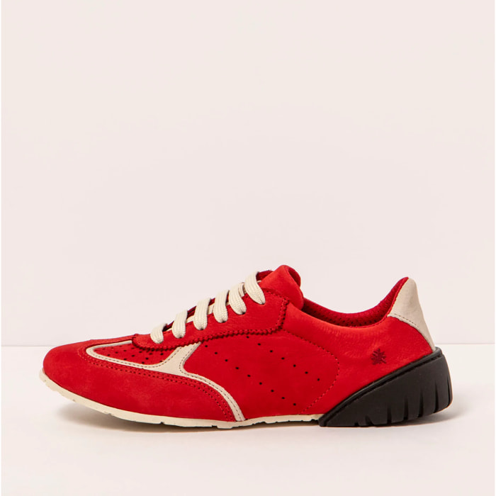 Zapatos 1744 NOBUCK RED-BONE/ NANTES color Red-bone