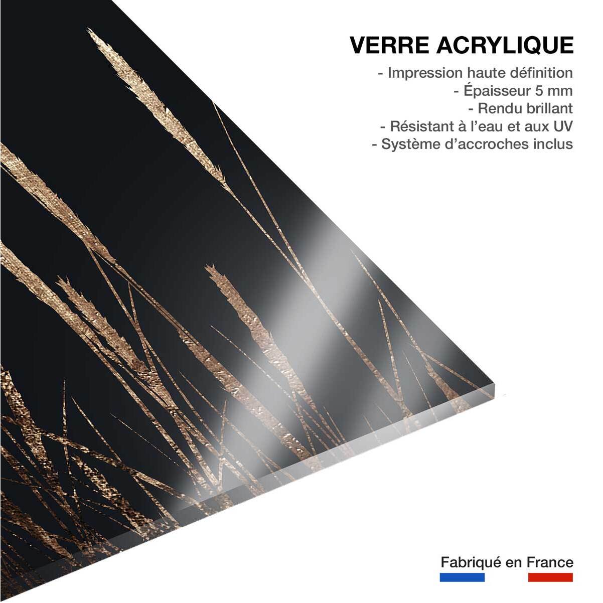 Tableau blés dorés Tableau plexiglas