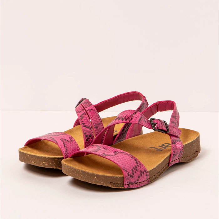 Sandalias 1045S SNAKE FUXIA/ I BREATHE color Fuxia