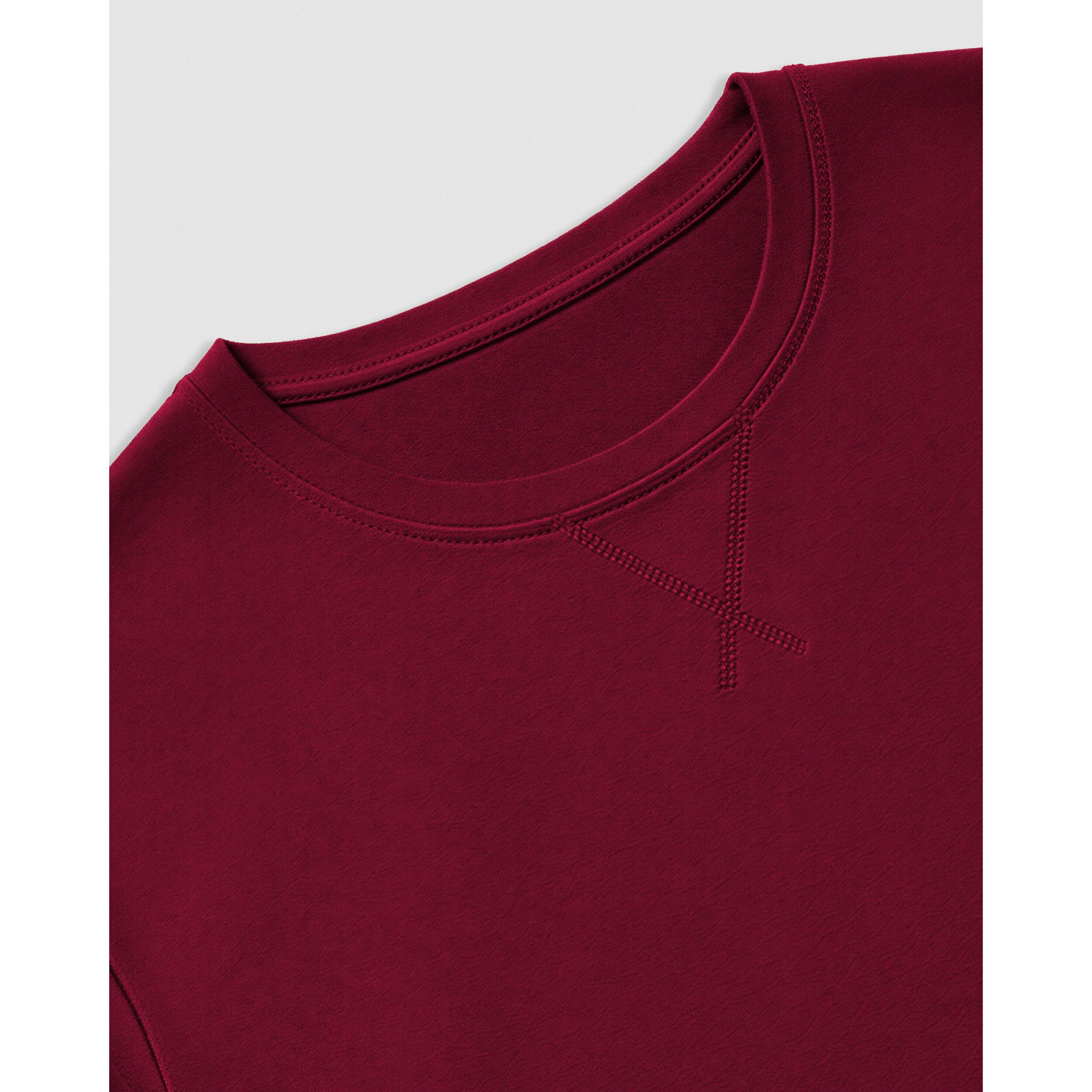 Pigiama lungo in cotone a righe Johan bordeaux