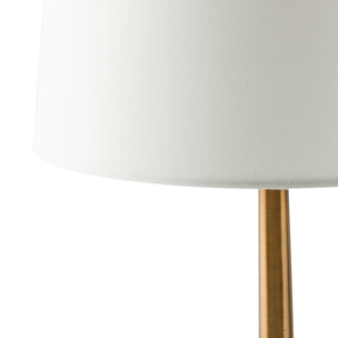 REM Lampada da tavolo bronzo/bianca