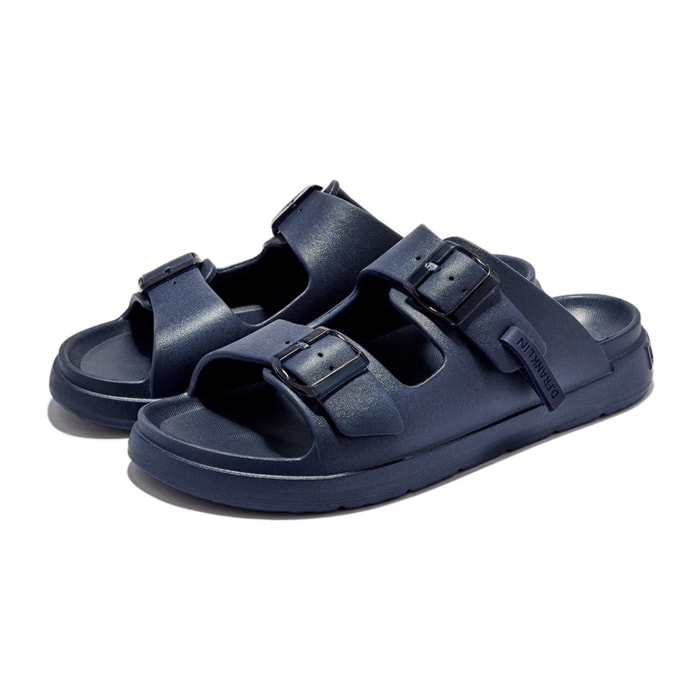Sandalias Abiertas Unisex Hebilla Ajustable Vibe Azul Marino