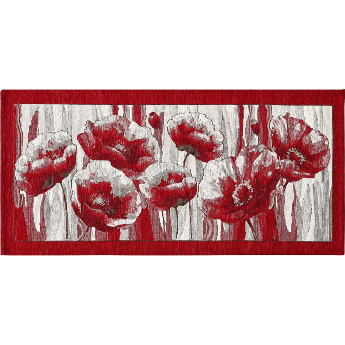 Tappeto Multiuso Cucina Rosso