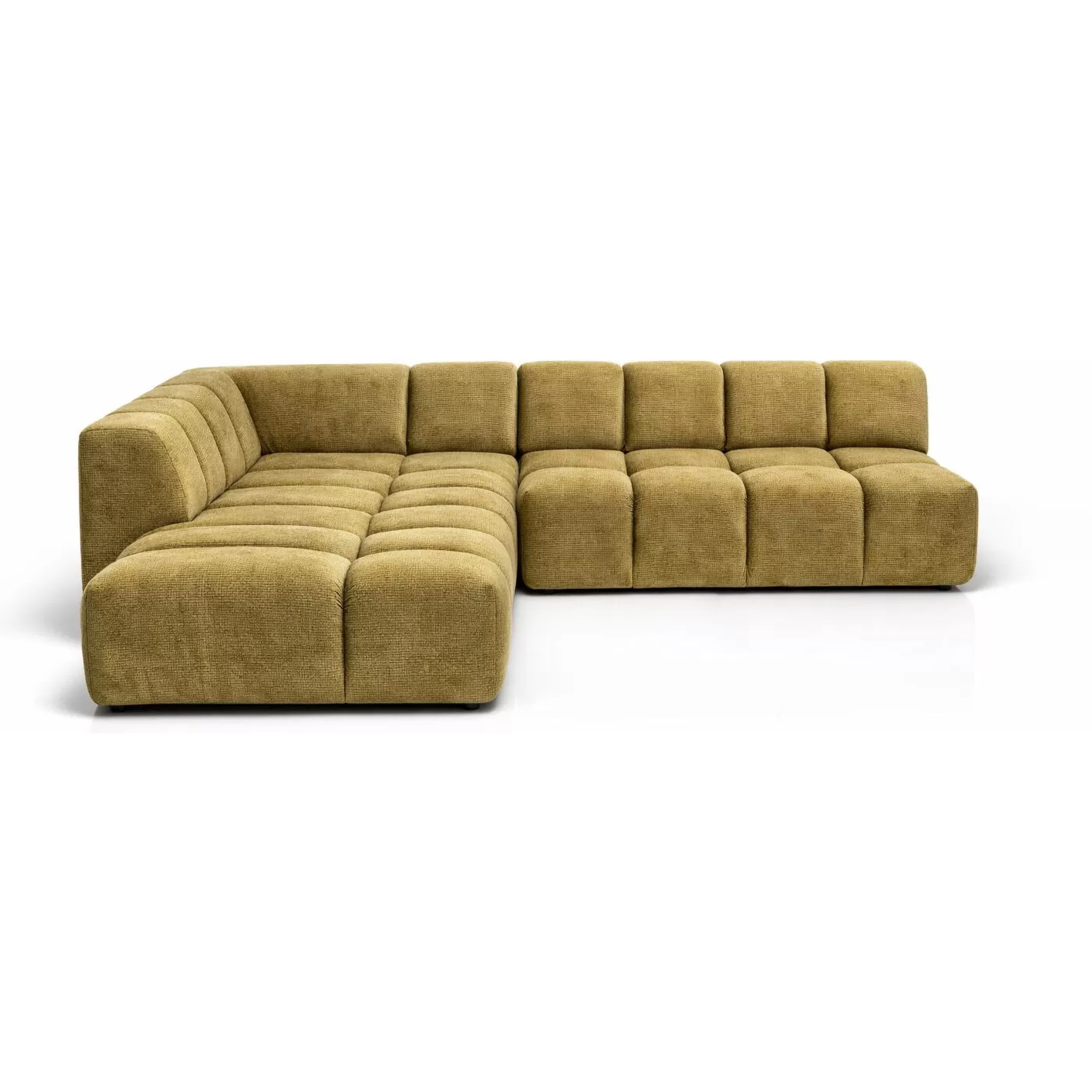 Canapé d'angle Belami gauche kaki Kare Design