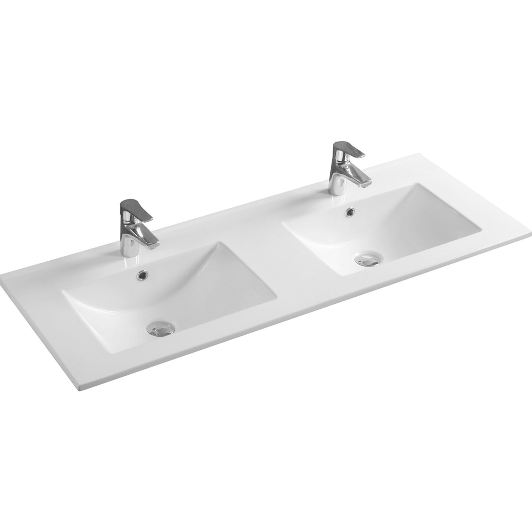 Ensemble double vasque 1 tiroir + miroir - VENICE