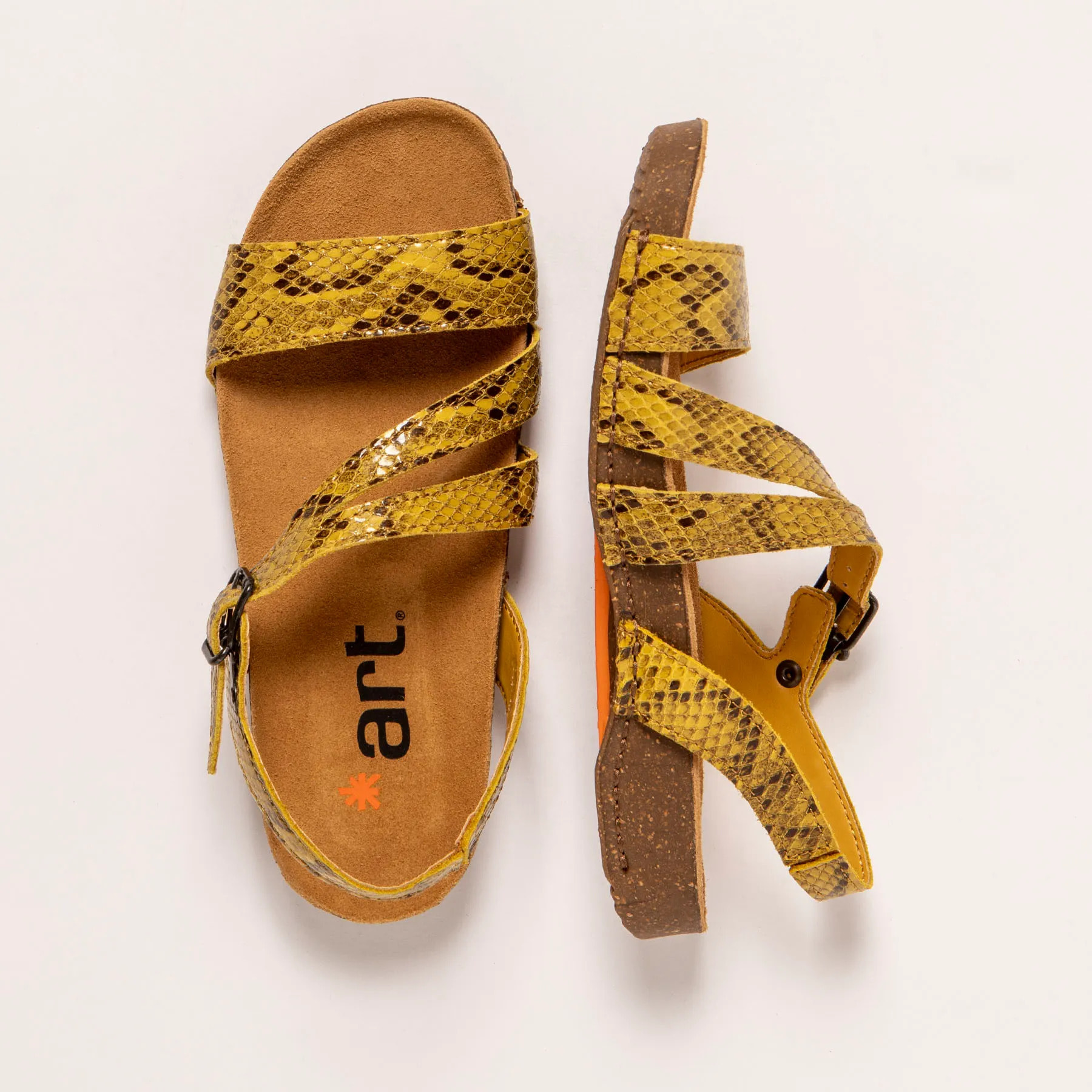 Sandalias 1045S SNAKE LIMON/ I BREATHE color Limon