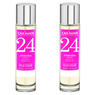 Caravan fragancias set de 2 frascos perfume de mujer nº24, de 150 ml