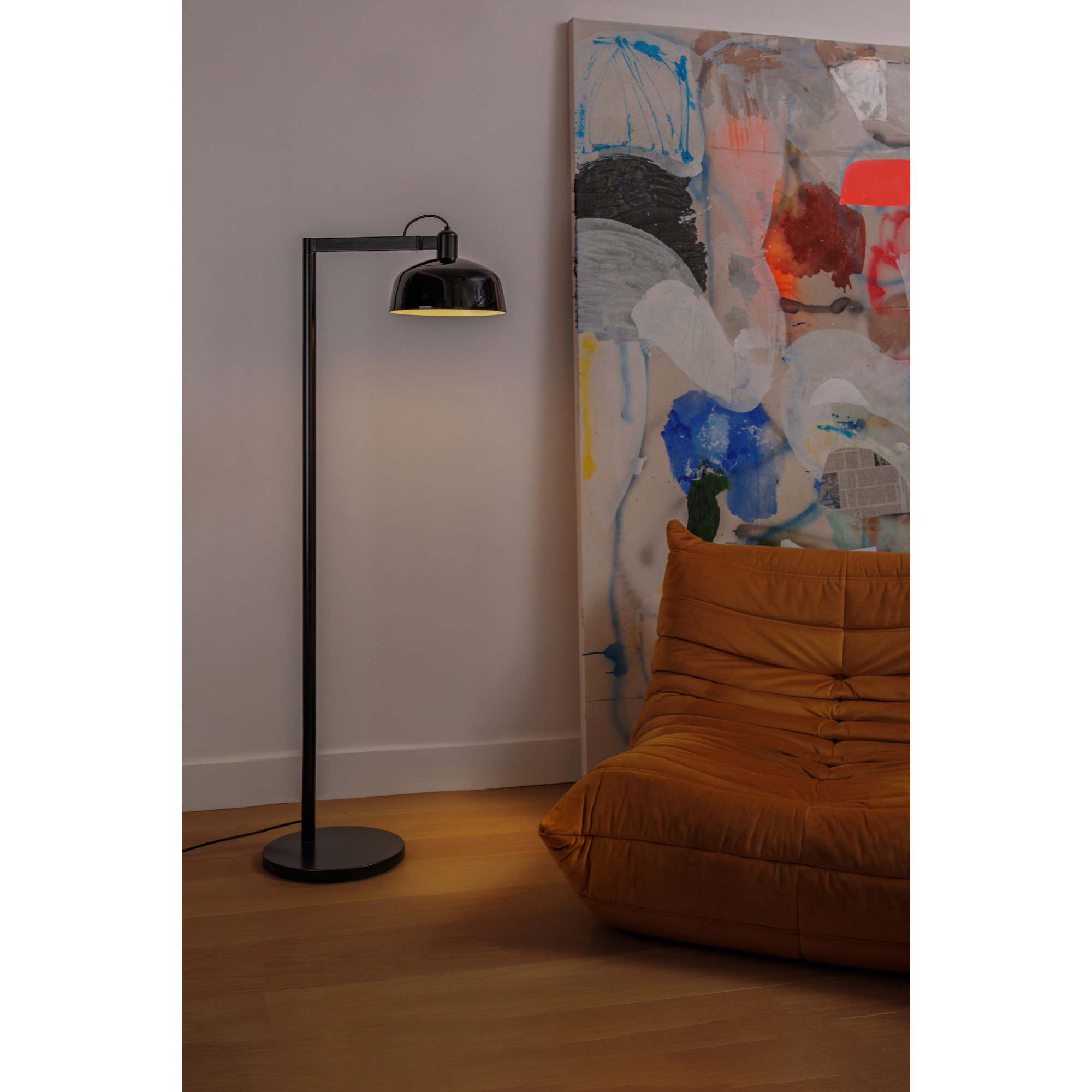 TATAWIN Lampadaire noir