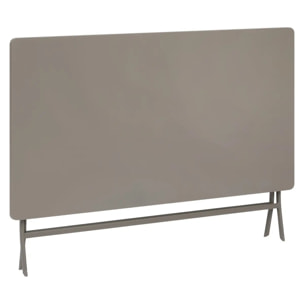 Table de jardin Greensboro 6 places pliable café 150x80cm