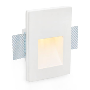 PLAS SQ Lampe encastrable blanc