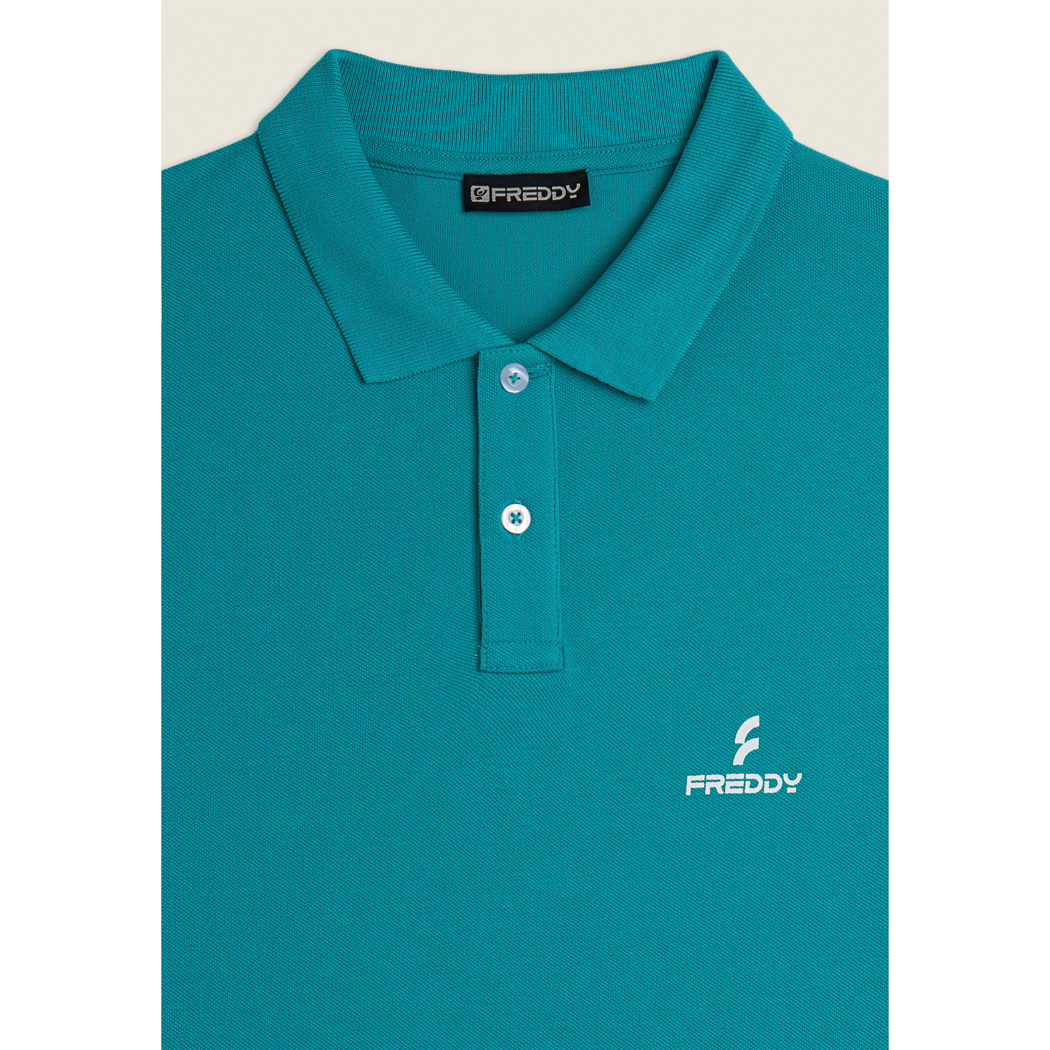 Polo Uomo in Piquet di Cotone 100% con Logo