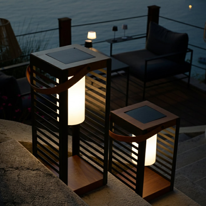 Lanterne solaire et rechargeable FERIAN SMALL H35cm