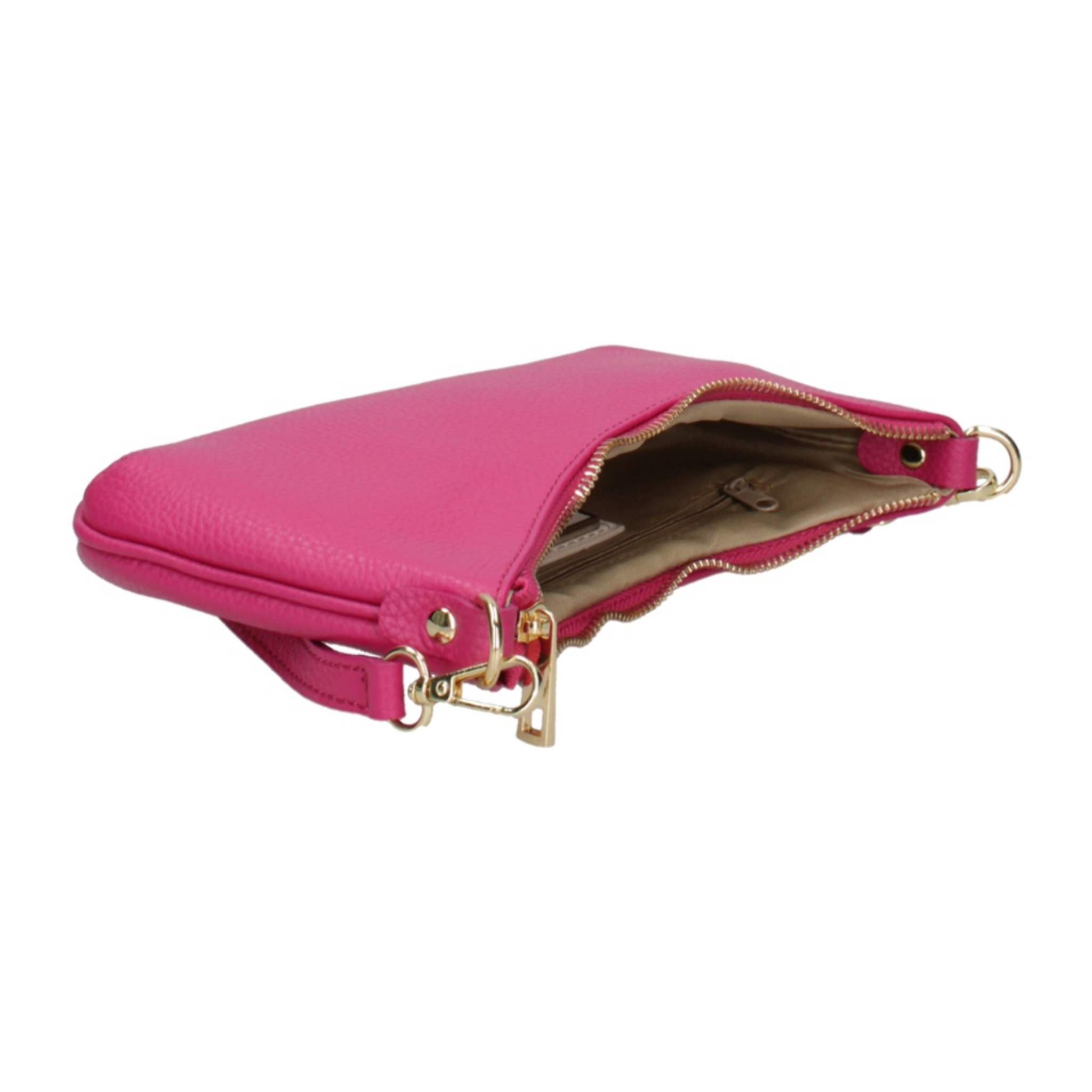 Borsa a spalla da donna - Modello Oriane - Vera Pelle - 27.0 x 14.0 x 3.0 cm