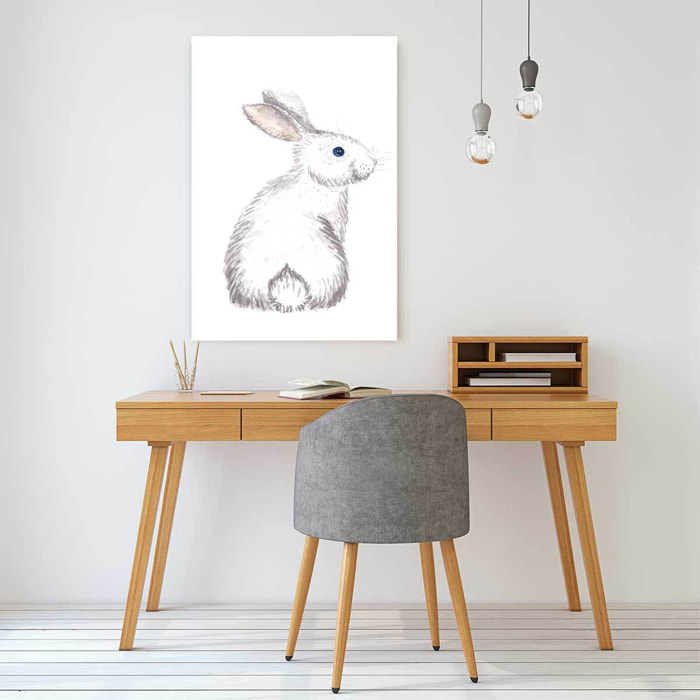 Tableau enfants pour le lapinou  Toile imprimée