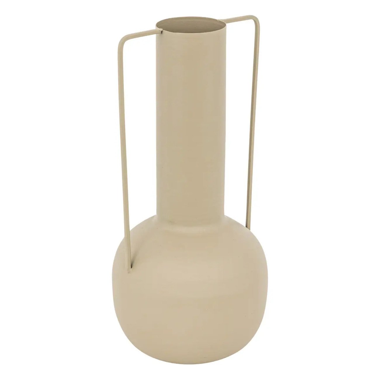 Vase métal Sylvain beige lin H295cm