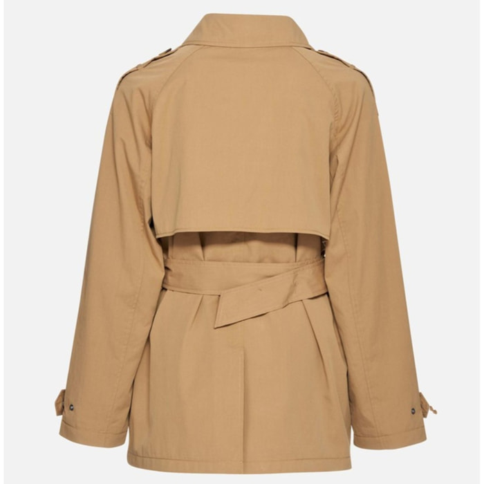 Chaqueta Mujer de la marca GEOX  modelo W LAMPEDUSA PARKA BEIS