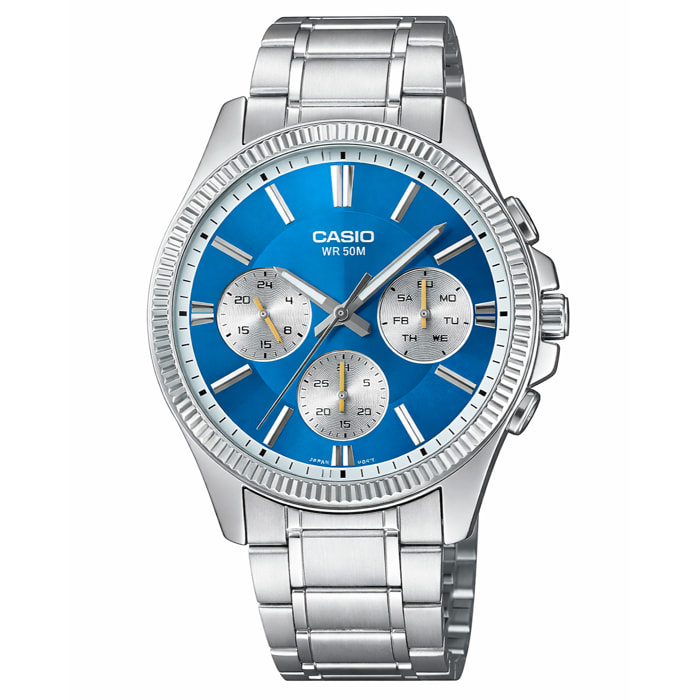 Reloj Casio MTP-1375D-2A2VDF Hombre Analogico Cuarzo con Correa de Acero inoxidable