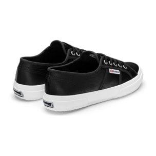 Le Superga Uomo Donna Nero 2750 TUMBLED LEATHER