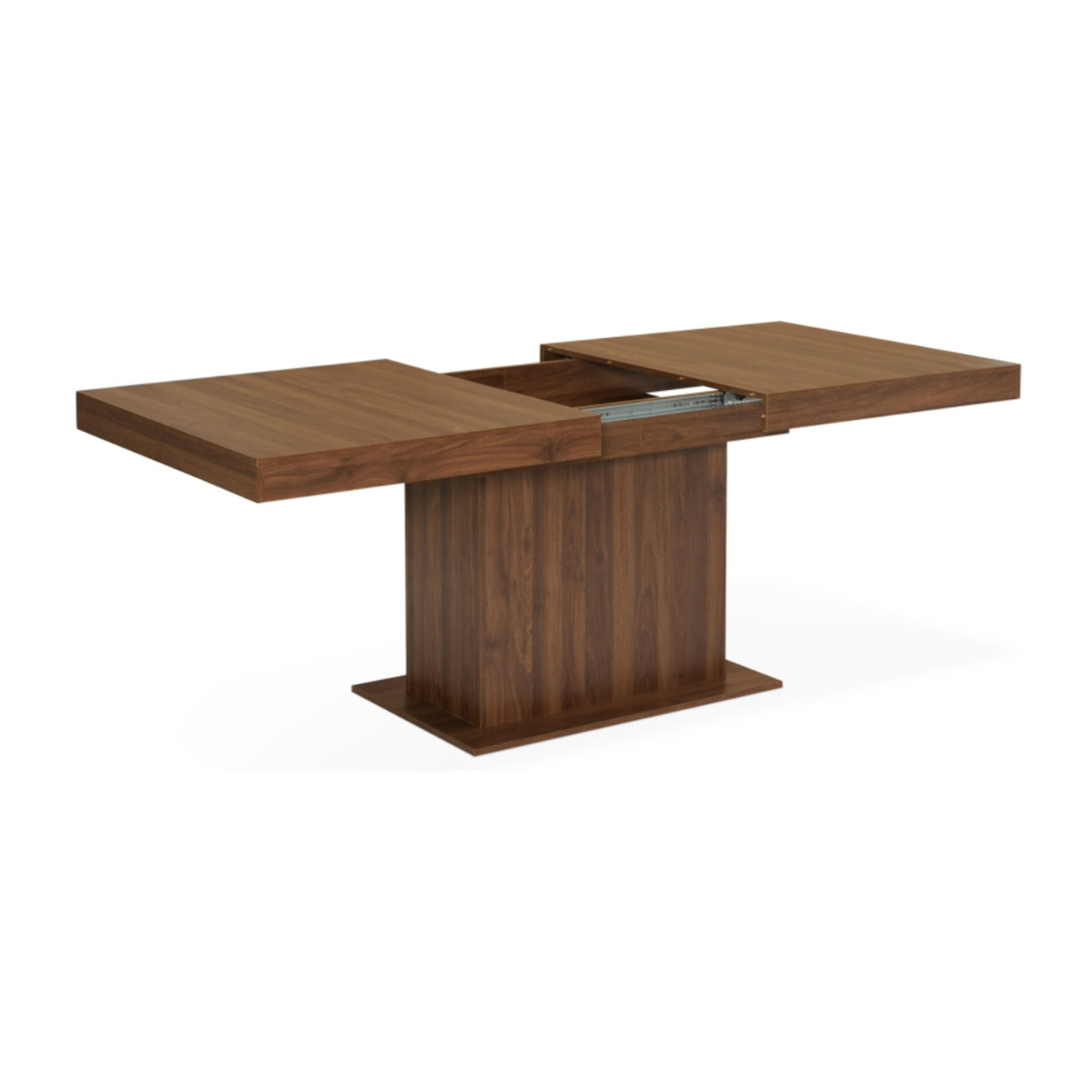 Tables à manger extensibles Tania - Bois noyer