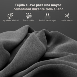 Juego de 2 Sillas de Comedor Modernas Sillas de Cocina con Asiento Acolchado y Tapizado Respaldo Curvo Patas de Acero para Salón Dormitorio Gris