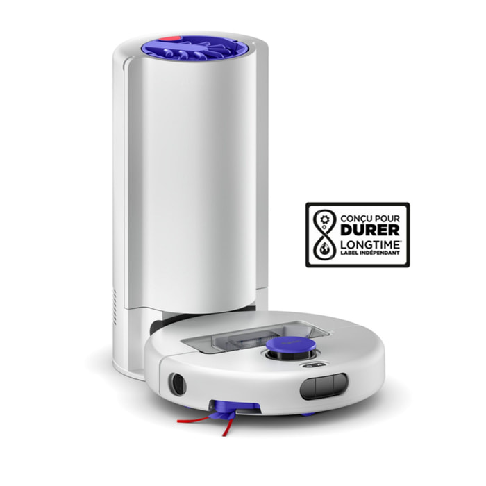 Aspirateur robot Dyson R1 Nurovi™ Dry (Gris clair/Bleu pervenche)