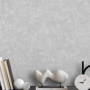 Papier peint texture gris clair minéral chic