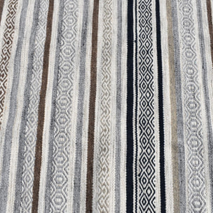 Tapis kilim fait à la main en laine motif géométrique RADA