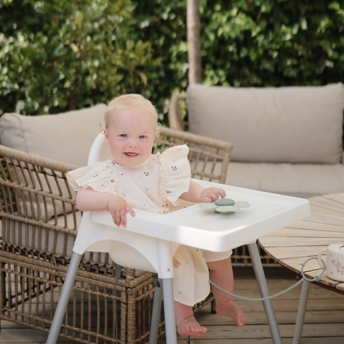 Mushie Spinner Con Ventosa Solid